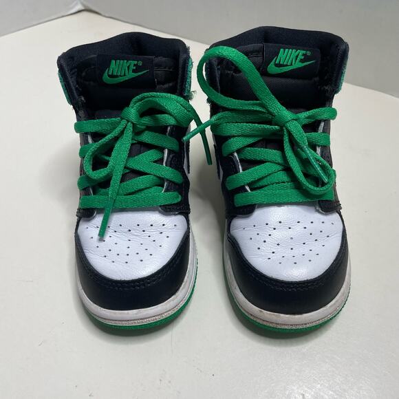 Nike Air Jordan 1 Retro High OG TD Lucky Green FD1413-031 Toddler Size 7C - Picture 6 of 10